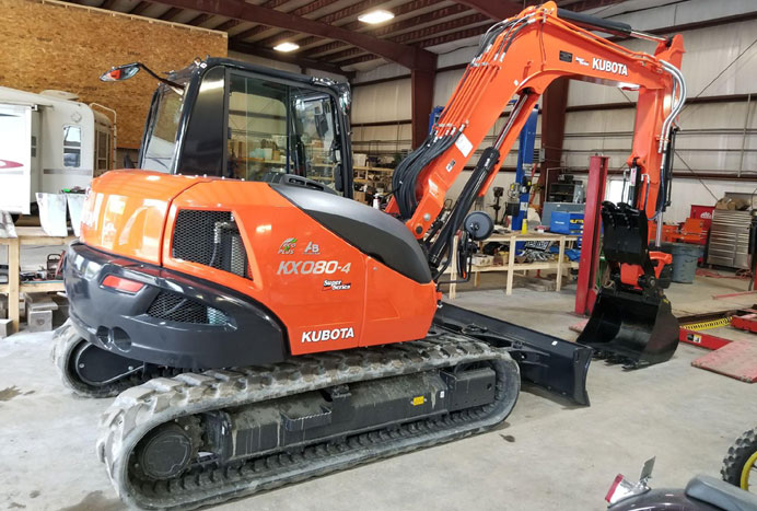 Kubota KX080 (rubber tracks) Kubota KX080 (rubber tracks)