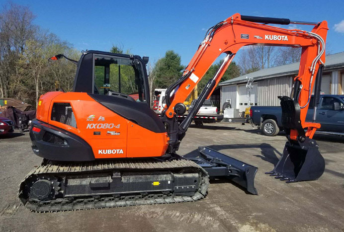 Kubota KX080 (steel tracks) Kubota KX080