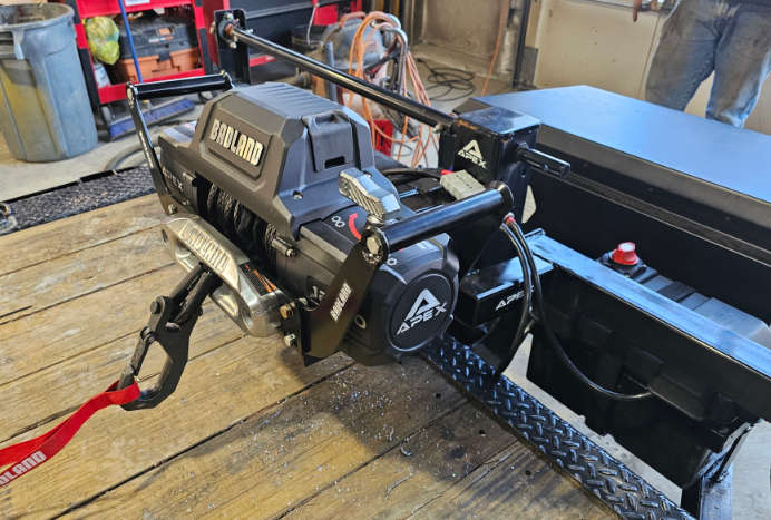 trailer winch